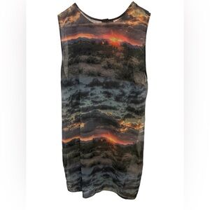 ASOS Multicolor Sunset Print Tank Top